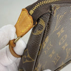 Louis Vuitton Pouch Monogram Pochette Soirle Brown — view 7