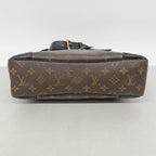 Louis Vuitton Shoulder Bag Monogram Odeon MM NM Brown Black Cles — view 3