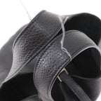 Hermes Picotin Lock 22 Taurillon Clemence Black Silver T Handbag — view 8