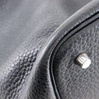 Hermes Picotin Lock 22 Taurillon Clemence Black Silver T Handbag — view 6