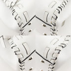 Fendi Peekaboo 2-Way Shoulder Leather White Handbag — view 4