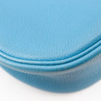 Hermes Caporal Togo Blue Jean Silver Shoulder — view 6