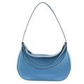 Hermes Caporal Togo Blue Jean Silver Shoulder