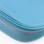 Hermes Caporal Togo Blue Jean Silver Shoulder — view 5
