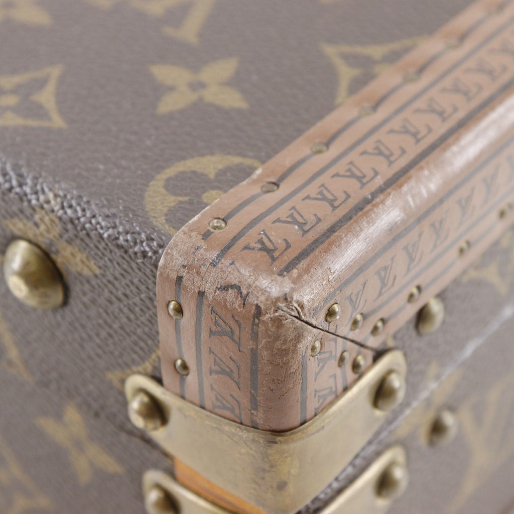 Louis Vuitton President Monogram Canvas Brown Trunk — view 5