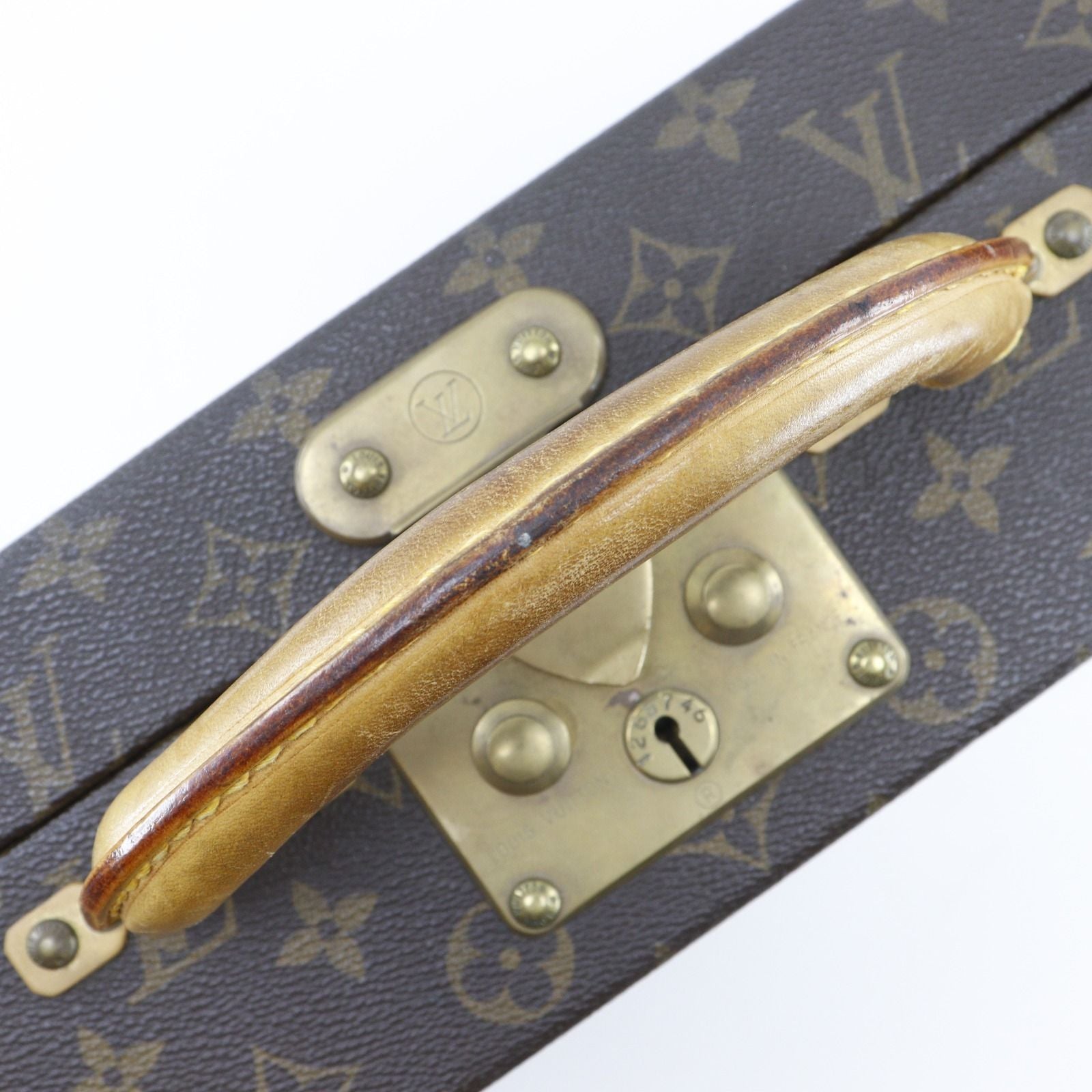 Louis Vuitton President Monogram Canvas Brown Trunk — view 6