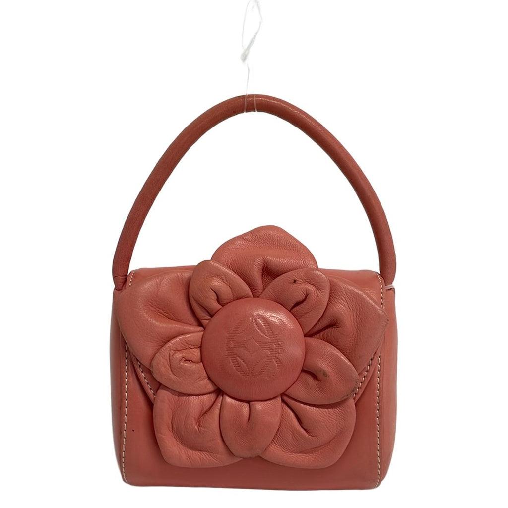 Loewe Pink Flower Mini Bag Vintage Leather