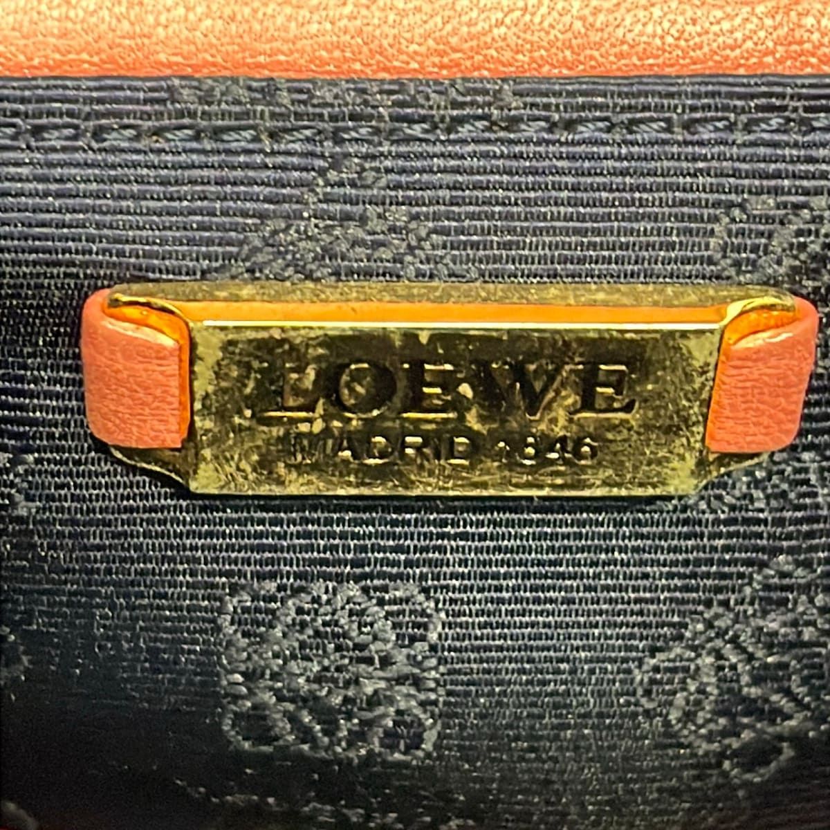 Loewe Pink Flower Mini Bag Vintage Leather — view 8