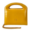 Loewe Dark Yellow Mini Bag Vintage 2-Way Chain Shoulder Leather