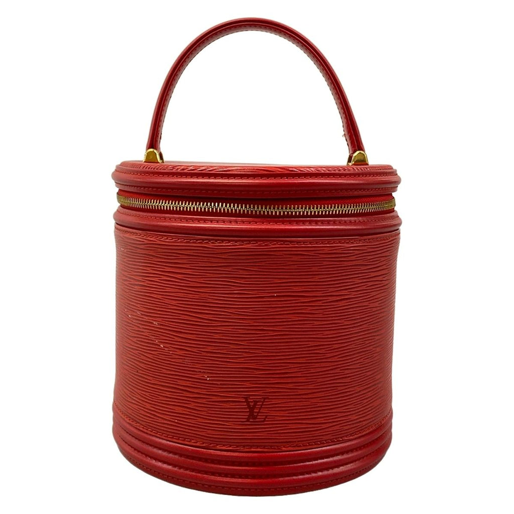 Louis Vuitton Vanity Bag Epi Cannes Castilian Red Leather