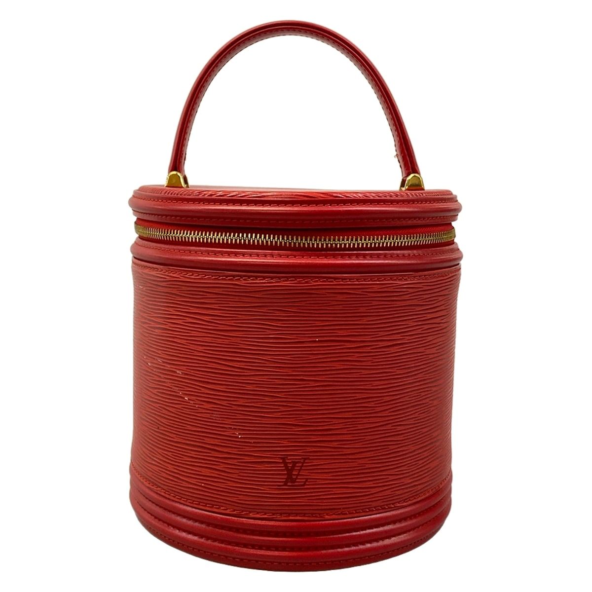 Louis Vuitton Vanity Bag Epi Cannes Castilian Red Leather