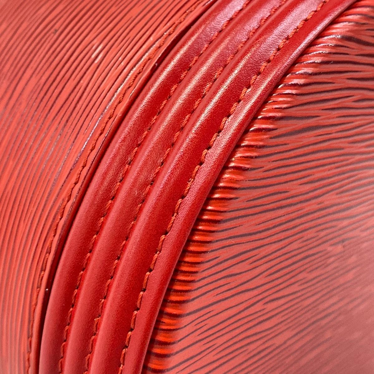 Louis Vuitton Vanity Bag Epi Cannes Castilian Red Leather — view 6