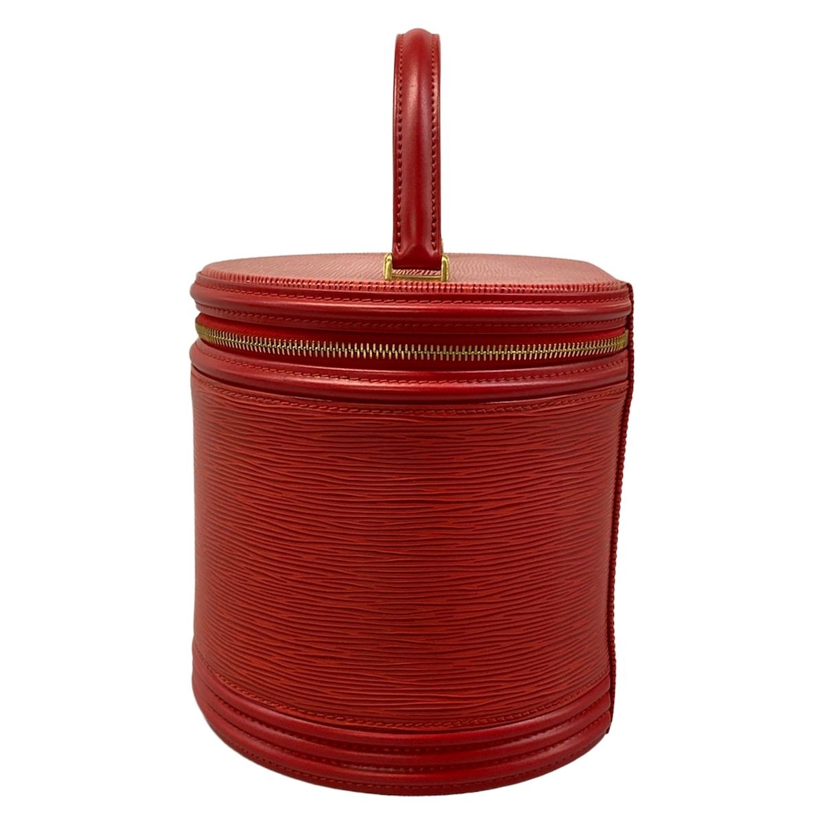 Louis Vuitton Vanity Bag Epi Cannes Castilian Red Leather — view 4