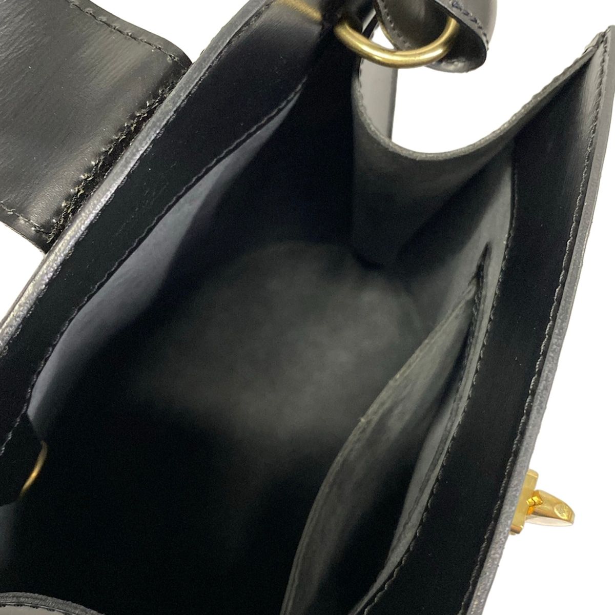 Louis Vuitton Shoulder Bag Epi Cluny Noir Leather — view 7