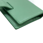 Prada Bifold Wallet Light Green Leather — view 7