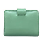 Prada Bifold Wallet Light Green Leather — view 2