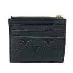Louis Vuitton Coin Case Monogram Empreinte Card Holder Flora Noir Leather — view 2