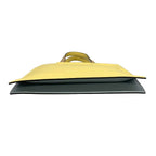 Fendi Tote Flip Logo Beige Yellow Leather — view 5