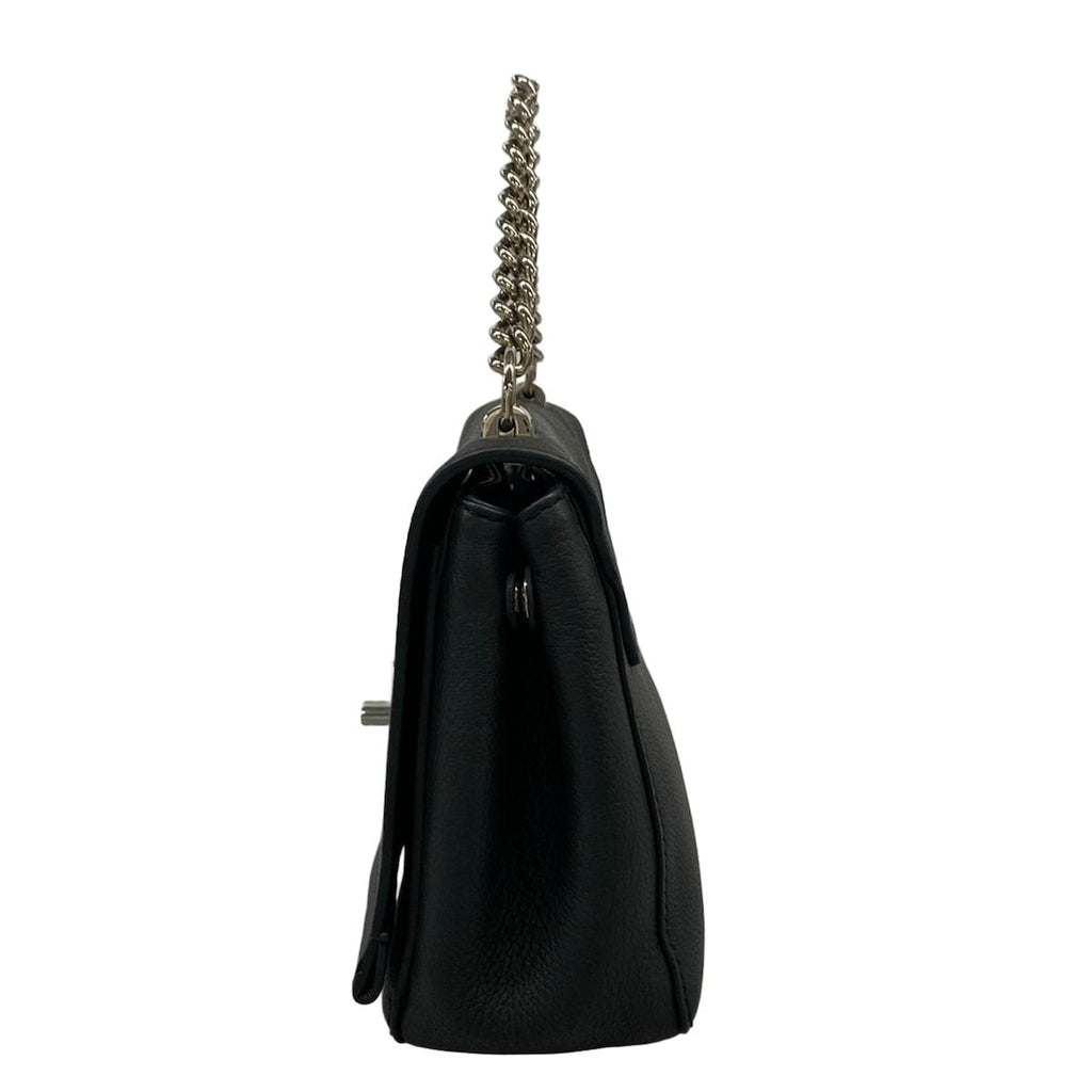 Louis Vuitton Handbag Lockme Iibb Noir Leather — view 4