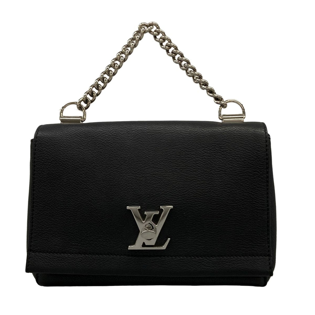 Louis Vuitton Handbag Lockme Iibb Noir Leather