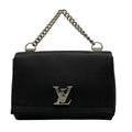 Louis Vuitton Handbag Lockme Iibb Noir Leather