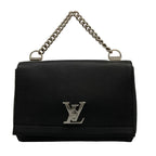 Louis Vuitton Handbag Lockme Iibb Noir Leather