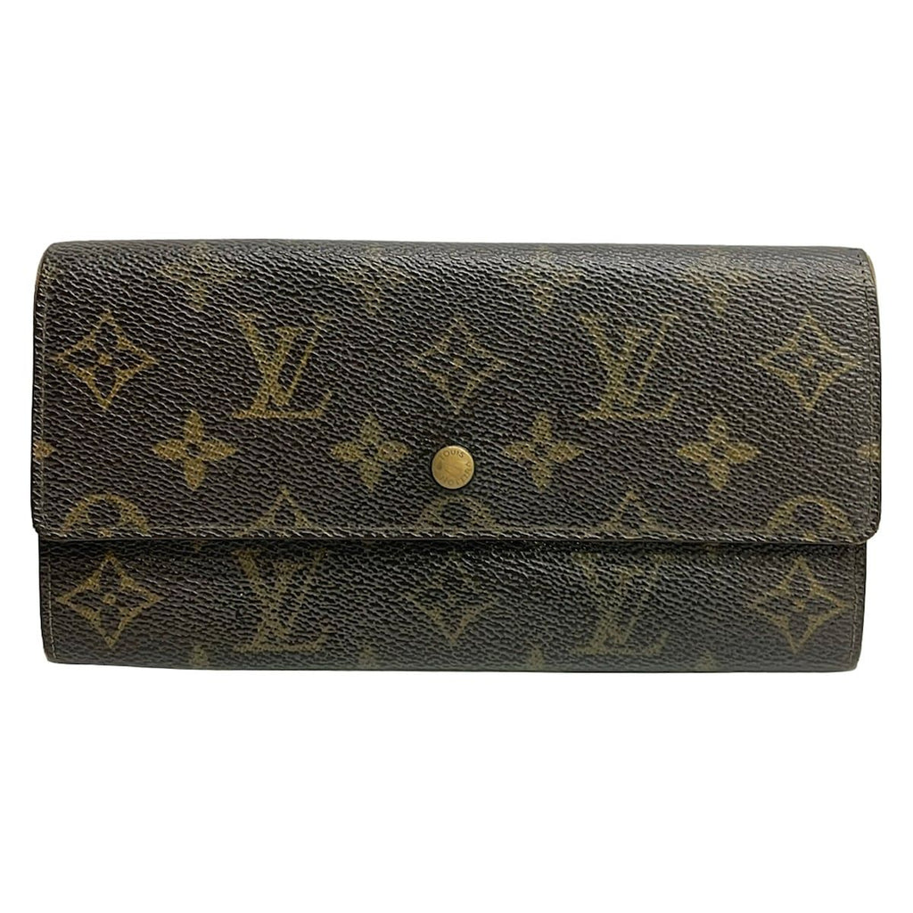 Louis Vuitton Wallet Monogram Pochette Porte-Monnaie Cles Leather