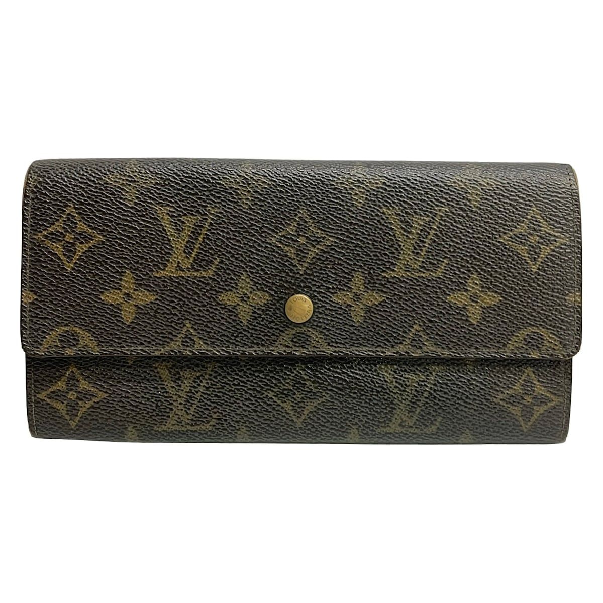 Louis Vuitton Wallet Monogram Pochette Porte-Monnaie Cles Leather