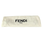 Fendi Shoulder Bag Slim Clutch Dark Yellow Strap Removable Leather — view 8