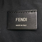 Fendi Shoulder Bag Camera Case Zucca Pattern Dark Gray Leather — view 9