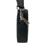 Fendi Shoulder Bag Camera Case Zucca Pattern Dark Gray Leather — view 2