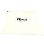 Fendi Zucca Pattern 2-Way Tote Shoulder Bag Brown Canvas Leather Silver — view 8