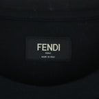 Fendi Staff Only on Backprint T-Shirt Short Sleevekuru Neckcut and Sew Black — view 6