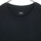 Fendi Staff Only on Backprint T-Shirt Short Sleevekuru Neckcut and Sew Black — view 3