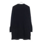 Chanel Tweed Piping Color Check Coat Jacket Navy nssize — view 2