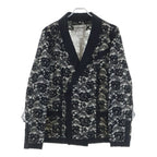 Chanel Shaw Color Jacket White Black nssize