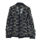 Chanel Shaw Color Jacket White Black nssize — view 2