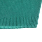 Dior Logo Signature Cashmere Short Sleeveknit Shaw Tosuri Bud Sweater Green — view 6