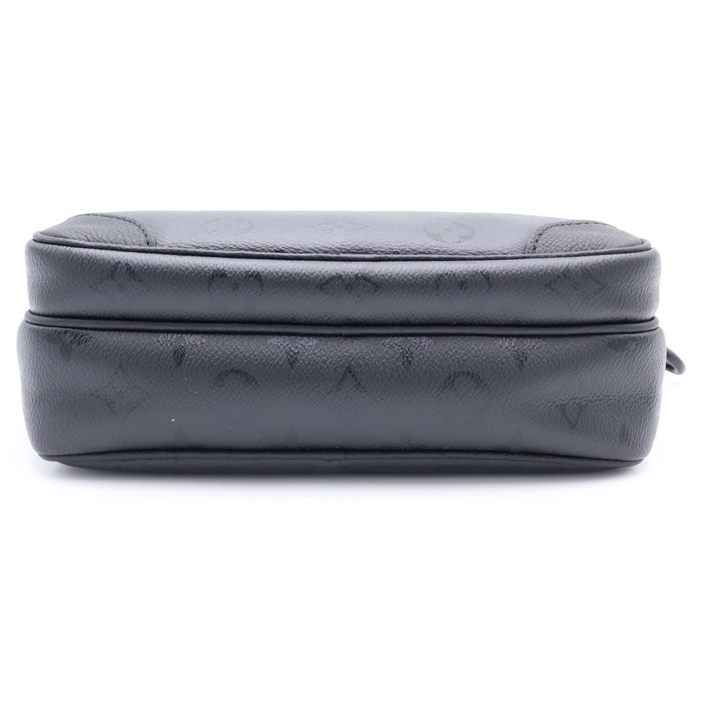 Louis Vuitton Monogram Nile Leather 2-Way Shoulder Bag Black — view 4