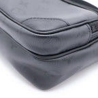 Louis Vuitton Monogram Nile Leather 2-Way Shoulder Bag Black — view 5
