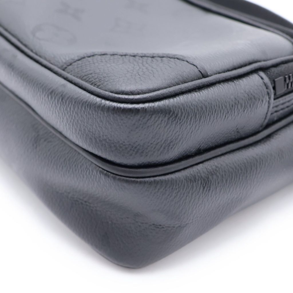 Louis Vuitton Monogram Nile Leather 2-Way Shoulder Bag Black — view 5