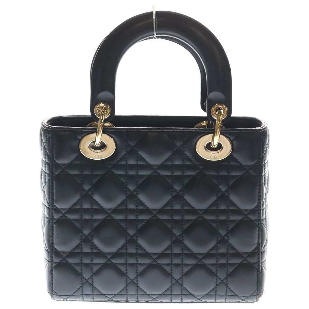 Dior Didi 2-Way Shoulder Bag Black Lambskin Gold — view 2