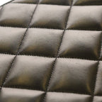 Chanel Quilted Big Coco Mark Briefcase Back Gold Lambskin Black — view 8
