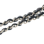 Chanel Quilted 25 Double Flap Chain Shoulder Bag Caviar Leather Silver Stand — view 7