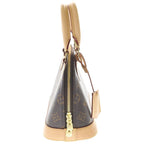 Louis Vuitton Monogram Alma BB Leather 2-Way Shoulder Bag Brown — view 3
