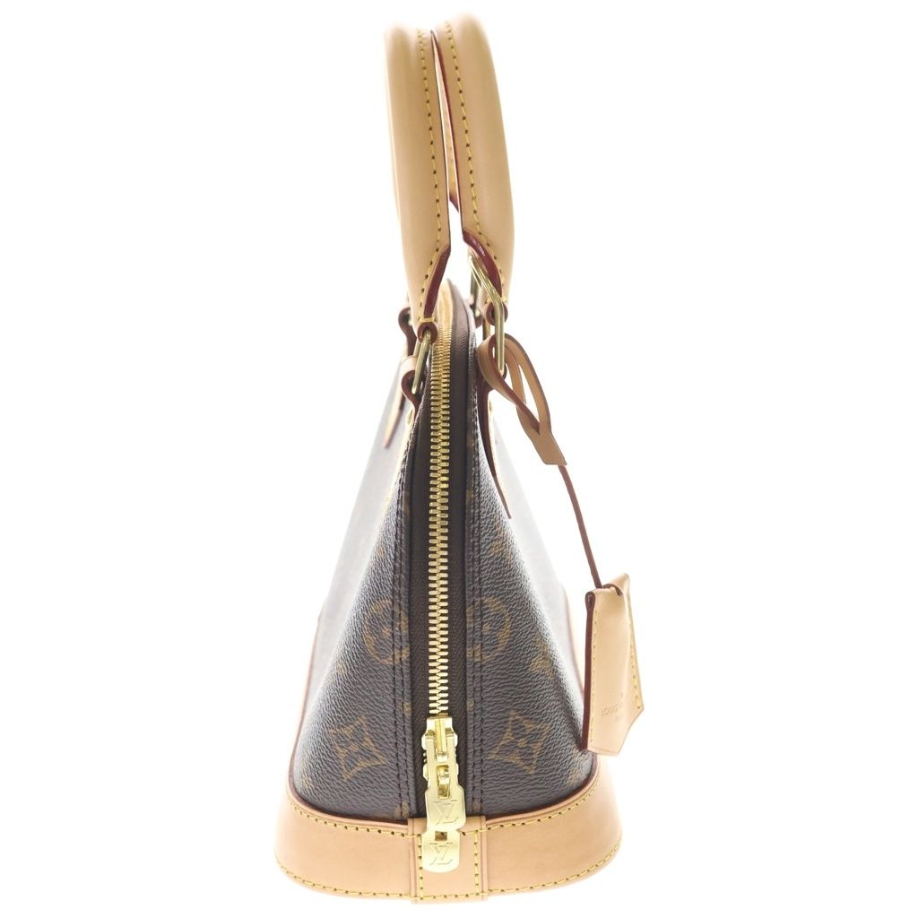Louis Vuitton Monogram Alma BB Leather 2-Way Shoulder Bag Brown — view 3