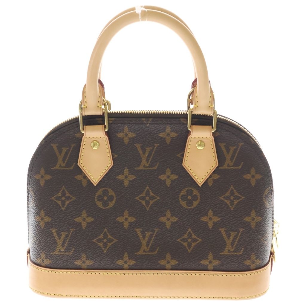 Louis Vuitton Monogram Alma BB Leather 2-Way Shoulder Bag Brown — view 2