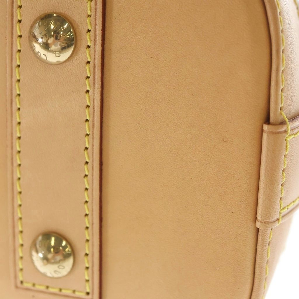 Louis Vuitton Monogram Alma BB Leather 2-Way Shoulder Bag Brown — view 7