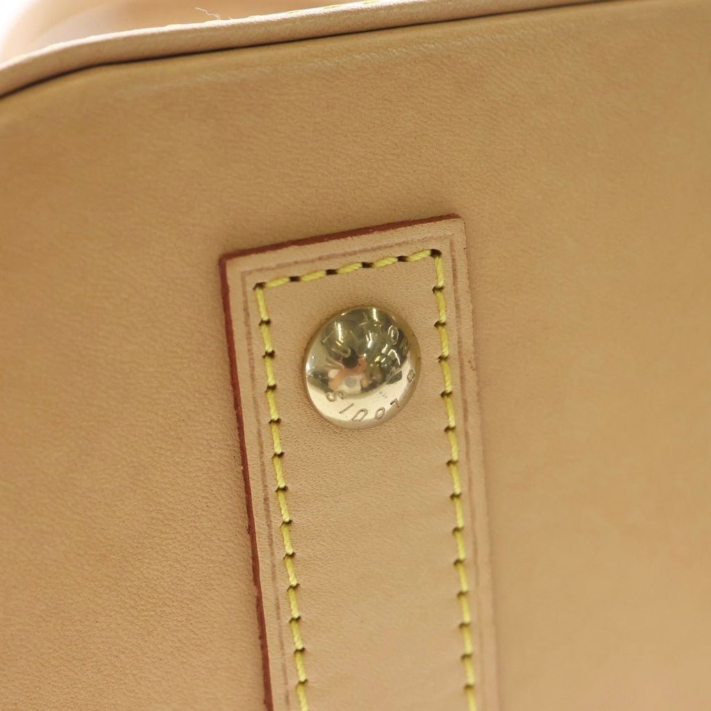 Louis Vuitton Monogram Alma BB Leather 2-Way Shoulder Bag Brown — view 8