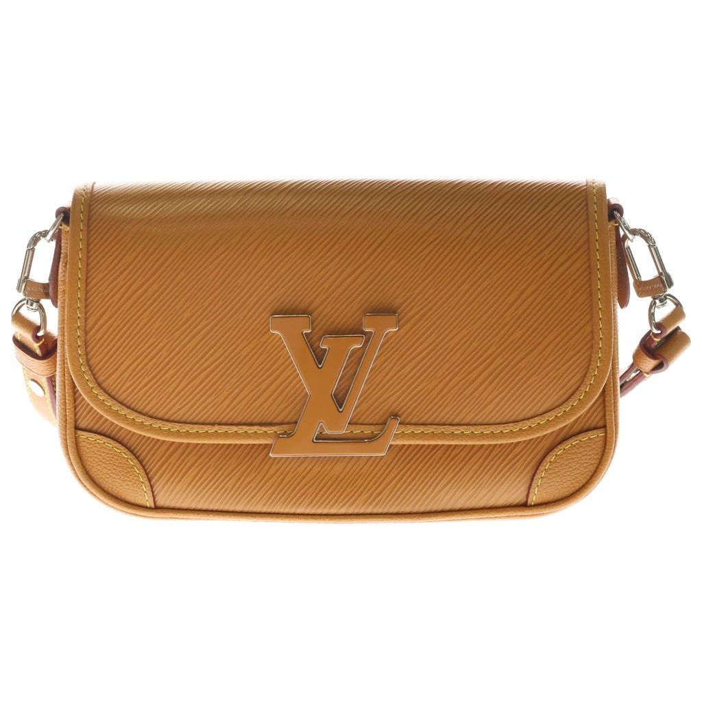 Louis Vuitton Epi Buci NM 2-Way Leather LV Logo Shoulder Bag Brown